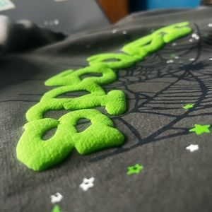 Slime Sp5der Hoodie, Fits True To Size, Medium, 100% Authentic